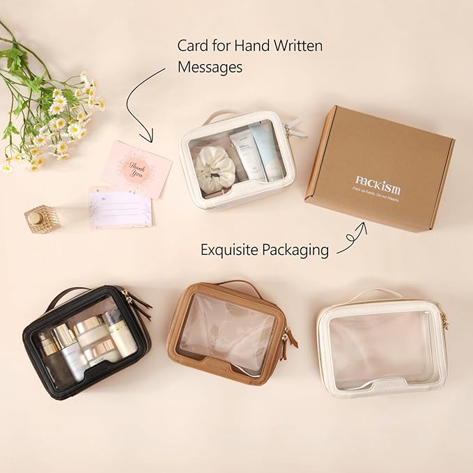 PACKISM Large Clear Makeup Bag - Image 4