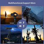 Camera Tripod, Adjustable Height from 17" to 68" Professional Stand - Image 7