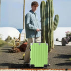 Krute Luggage 24 Inch Aluminum Frame Zipperless Suitcase - Image 4
