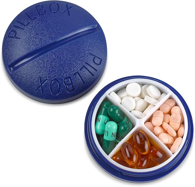 Pill Box Round for Travel - Image 9