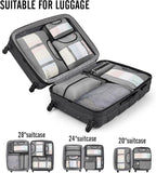 Veken 10 Set Packing Cubes for Travel Essential, Suitcase Organizer Bags in 4 - Image 6