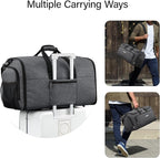 Hanke Carry on Garment Bags for Travel, Convertible Duffle Bag Luggage Bag - Image 7