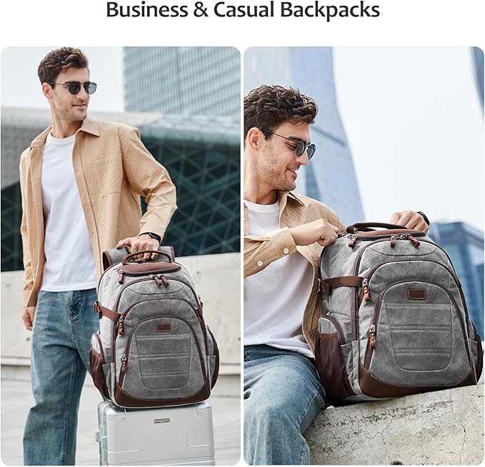 Travel Laptop Backpack 17.3 inch XL Computer Backpack - Image 2