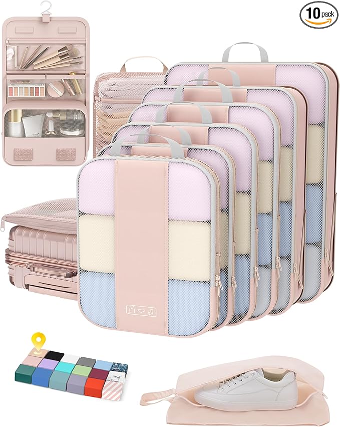 10 Set Compression Packing Cubes by OlarHike