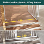 Cumbor 34" Extra Tall Baby Gate - Image 9