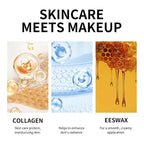 AKARY Cover Cream Stick, Color Changing Foundation Stick, Moisturizing Skin Matching Cover Cream with Medium to Full Coverage Dewy Finish Base Makeup, Dual-Ended with SoftBrush, #4 Medium