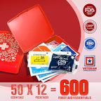 EVERLIT Pocket-Aid Mini First Aid Kit | Compact, Portable Hard-Shell Cases of - Image 4