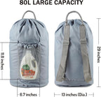 Backpack Laundry Bag, Large Laundry Backpack - Image 2