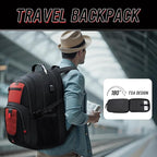 Z-MGKISS Big Travel Backpack, Large Laptop Backpack, TSA Approved Bag 50L - Image 5
