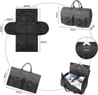 seyfocnia Convertible Travel Garment Bag, Carry on Garment Duffel Bag - Image 2
