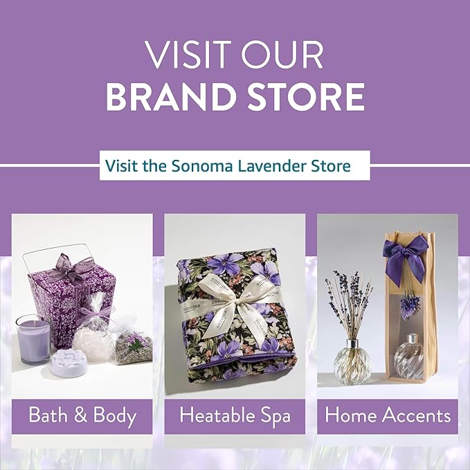 Sonoma Lavender Luxury Eucalyptus/Lavender Heatable/Chillable Neck Pillow - Image 6