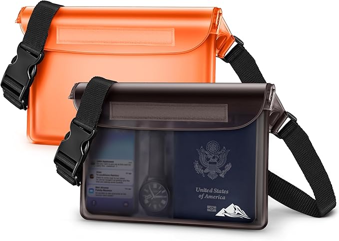 HEETA Waterproof Fanny Pack, Waterproof Pouch Dry Bag 2/3/4 Pack by HEETA