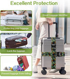 Luggage Straps for Suitcases Travel Belt Luggage Band Heavy Duty Traveling - Image 4