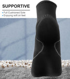 BULLIANT Compression Socks for Men 6Pairs, Athletic Crew Socks Cushioned For - Image 3