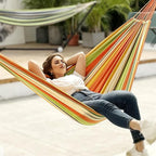 ANYOO Cotton Hammock Portable Camping Hammocks - Image 8