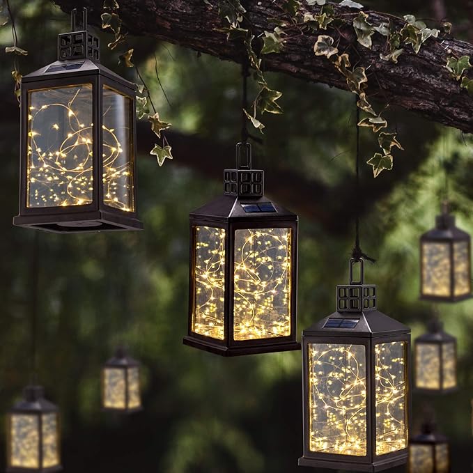 Solar Lantern Lights Outdoor SUNWIND Waterproof Solar Table Lamp Hanging - Image 6