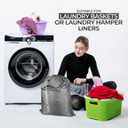 Laundry Bag with Locking Closure Drawstring – Extra Large Heavy Duty 100% Nylon - Image 3