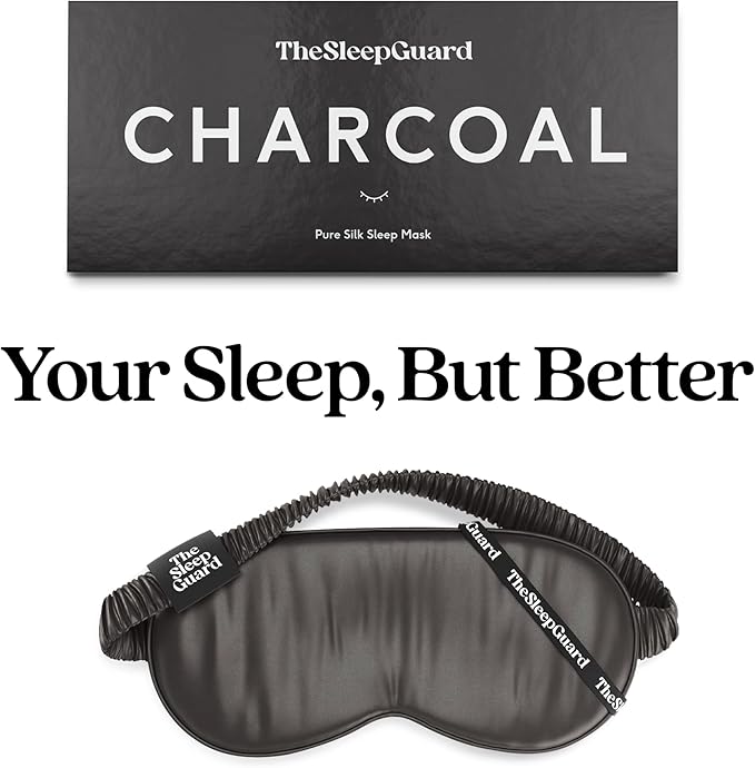 Pure Silk Sleep Mask Light Blocking Travel Essentials. Eye Masks - Image 6