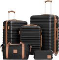 Coolife Suitcase Set 3 Piece Luggage Set Carry On Hardside Luggage by COOLIFE