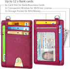 FurArt Slim Minimalist Wallet, Front Pocket Wallets, RFID Blocking, Credit Card - Image 6