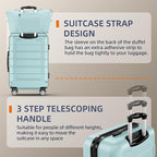 SHOWKOO Luggage Sets Expandable PC+ABS Durable Suitcase Double Wheels TSA Lock - Image 4