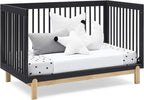 Delta Children Poppy 4-in-1 Convertible Crib, Midnight Grey/Natural - Image 9