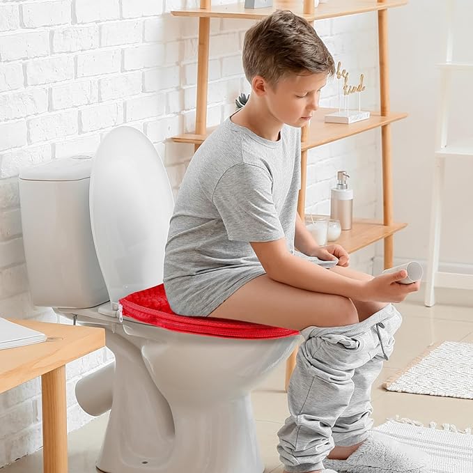 Riakrum 4 Pcs Toilet Seat Covers Pads - Image 6