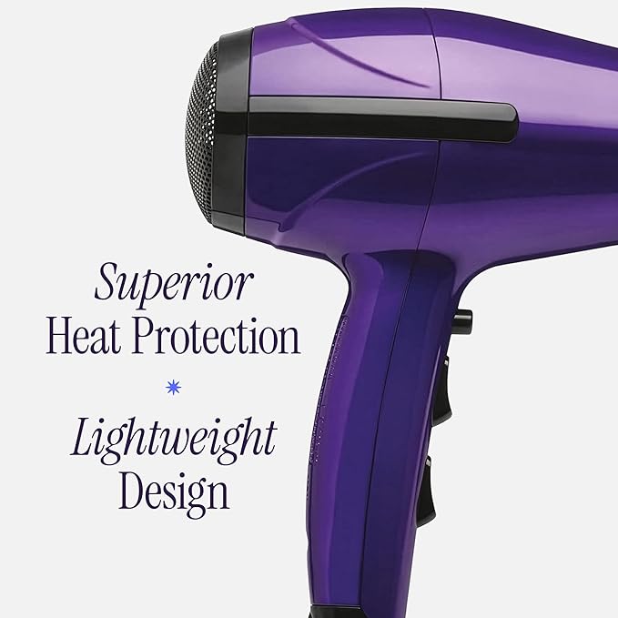 Hot Tools Pro Artist 1875W Turbo Ceramic + Ionic Hair Dryer | Fast Dry, Lightweight