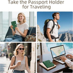 ZOPPEN Passport Holder Women, Passport Cover Travel Wallet Rfid Blocking - Image 7