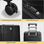 Hardshell Carry On Suitcase - Image 4