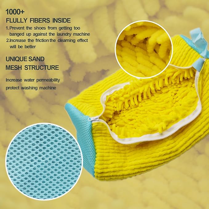 Shoe Washing Machine Bag, Sneaker Laundry Cleaning Bag - Image 5