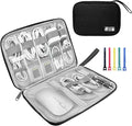 Electronics Organizer Travel Case, Electronic Accessories Storage Bag, Portable by Lcsmaokin