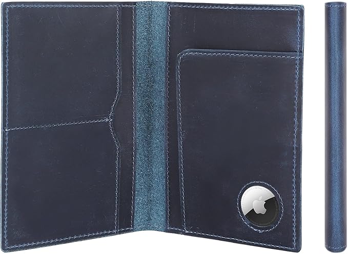 STAR VISTA Albatross Leather Travel Passport Holder, Minimalist Design by STARVISTA