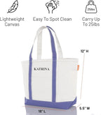 CB STATION Medium Classic Canvas Tote Bag - Image 4