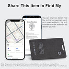 LBPRT Air Card Tag Rechargeable Wallet Tracker Thin 1.6mm, Item Finder Work - Image 7