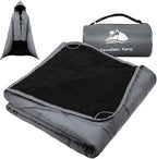 Outdoor Waterproof Blanket, Foldable Fleece Stadium Blanket by KawaGeboKamp