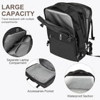 Travel Laptop Backpack with USB Charging Port Business Anti Theft Water - Image 5