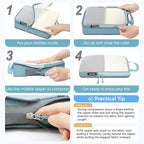 BAGAIL 6 Set Ultralight Compression Packing Cubes Packing Organizer - Image 3
