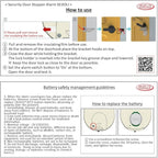 CGPLUS Security Door Stopper Alarm SEDOLI 100DB Siren - Image 9