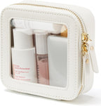 Popvibe Clear Makeup Bag Travel Cosmetic Case Transparent Toiletry Bag by POPVIBE