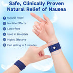 LYJEE Motion Sickness Bands for Adults and Kid Morning Sickness Relief Through - Image 5