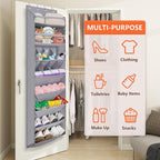 FENTEC 1 Pack Over The Door Shoe Organizer, 8 Shelves Shoe Rack - Image 5