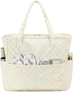 LEDAOU Large Beach Tote Bag Women Waterproof Sandproof Zipper Beach Tote Bag by LEDAOU