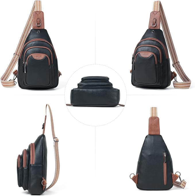 Crossbody Sling Bag for Women Men Anti Theft Cross Body Fanny Pack Belt Bag - Image 8