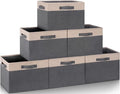 GhvyenntteS Large Fabric Storage Bins by GhvyenntteS