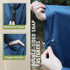SaphiRose Rain Poncho Jacket Coat Hooded - Image 4