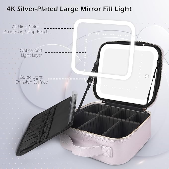 MOMIRA Travel Cosmetic Train Case - Image 5