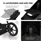 Thule Urban Glide 4-Wheel Single Child All-Terrain Stroller, Full-Suspension - Image 4