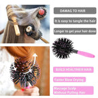 INVODA 3D Round Hair Brushes for Women Blow Drying Detangling Hairbrush 360 Degree Styling Brush for Thick Curly Hair Comb for Wet and Dry Hair (1 PCS)