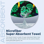 2 Pack Lightweight Thin Beach Towel Oversized 71"x32" Big Extra Large - Image 6